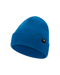Ciepła czapka beanie z wełną merino Core Run CEP niebieska
