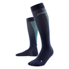 Męskie skarpety kompresyjne sportowe CEP Ultralight wysokie granatowo - niebieskie - nowa kolekcja
