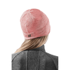 Sportowa czapka zimowa do biegania CEP unisex różowa