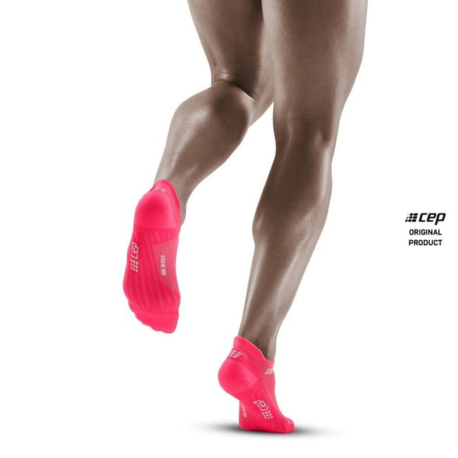 Męskie skarpety kompresyjne sportowe CEP The Run 4.0 stopki różowe