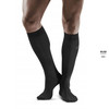 Męskie skarpety kompresyjne biznesowe CEP wysokie czarne