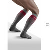 Damskie skarpety kompresyjne sportowe CEP Ski Thermo Merino wysokie szare