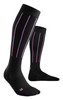 Męskie skarpety kompresyjne sportowe CEP Pinstripe wysokie czarne - edycja limitowana