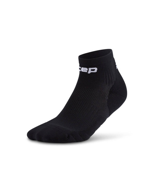 Damskie skarpety kompresyjne sportowe za kostkę low cut CEP Core Run czarne