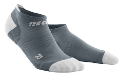 Damskie skarpety kompresyjne sportowe CEP Ultralight stopki szare