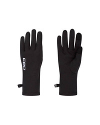 Rękawiczki sportowe na zimę z wełną merino unisex czarne Core Run CEP