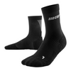 Męskie skarpety kompresyjne sportowe CEP Ultralight krótkie czarno - szare - nowa kolekcja