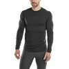 Męska koszulka sportowa z długim rękawem wełna merino CEP Cold Weather Merino czarna