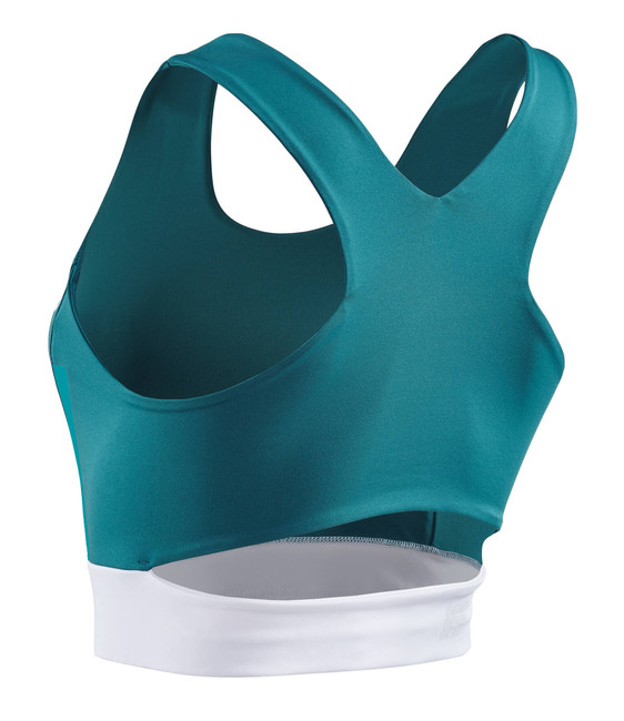 Damski sportowy Crop Top treningowy CEP niebieski