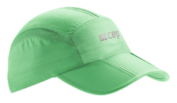 Sportowa czapka z daszkiem do biegania CEP unisex zielona