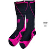 Damskie skarpety kompresyjne sportowe CEP Wintersport wysokie różowe