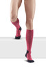 Damskie skarpety kompresyjne trekkingowe Hiking Light Merino CEP wysokie różowe