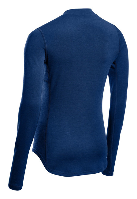 Damska bluzka sportowa z wełną merino CEP Cold Weather niebieska