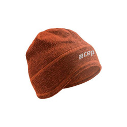 Sportowa czapka zimowa do biegania CEP unisex pomarańczowa
