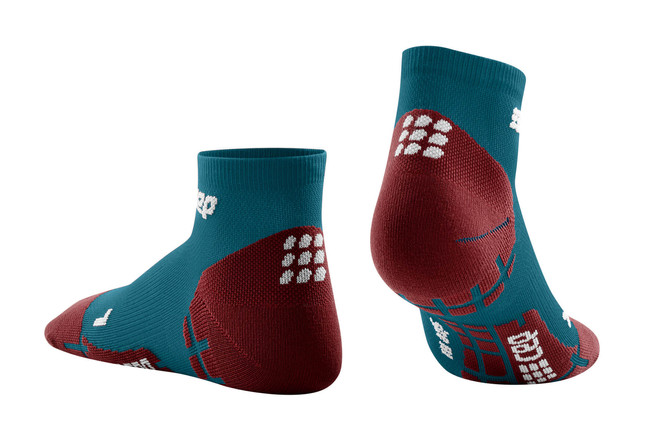 Damskie skarpety kompresyjne sportowe CEP Ultralight low-cut ciemnoniebieskie
