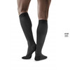 Męskie skarpety kompresyjne biznesowe CEP wysokie szare