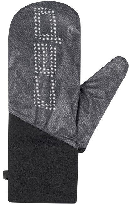 Rękawiczki sportowe ciepłe Pro Run 2w1 odblaskowe unisex czarne Core Run CEP 