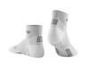 Damskie skarpety kompresyjne sportowe CEP Ultralight low-cut jasnoszare