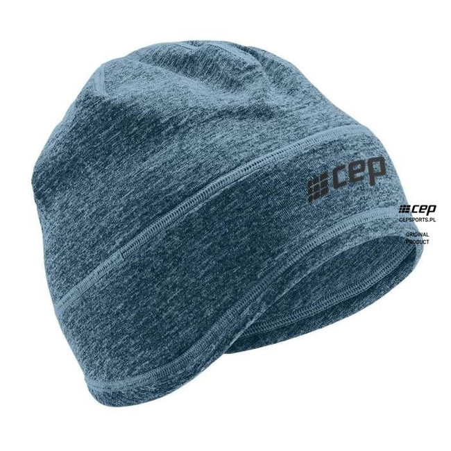 Sportowa czapka zimowa do biegania CEP unisex niebieska