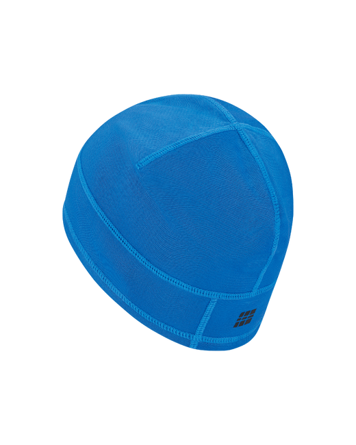 Ciepła zimowa czapka termiczna beanie unisex Core Run CEP niebieska