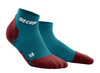 Damskie skarpety kompresyjne sportowe CEP Ultralight low-cut ciemnoniebieskie