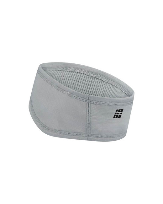 Termiczna sportowa opaska na głowę headband unisex Core Run Cep szara