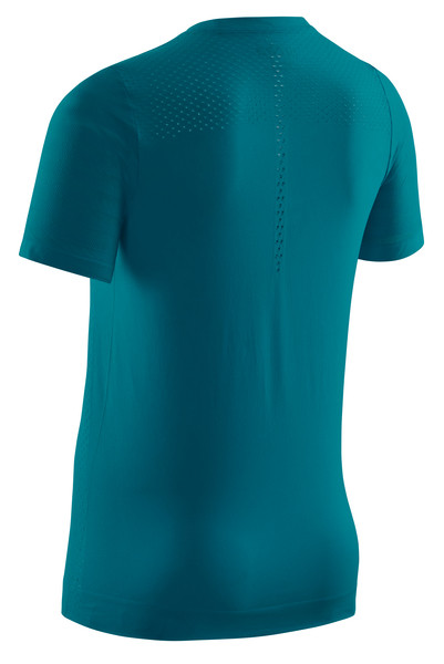 Damska koszulka sportowa z krótkim rękawem CEP Ultralight niebieska