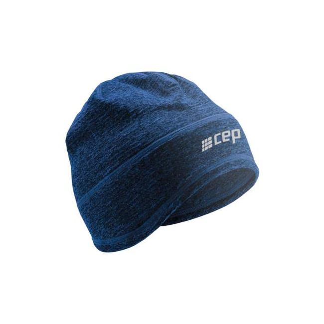 Sportowa czapka zimowa do biegania CEP unisex ciemnoniebieska