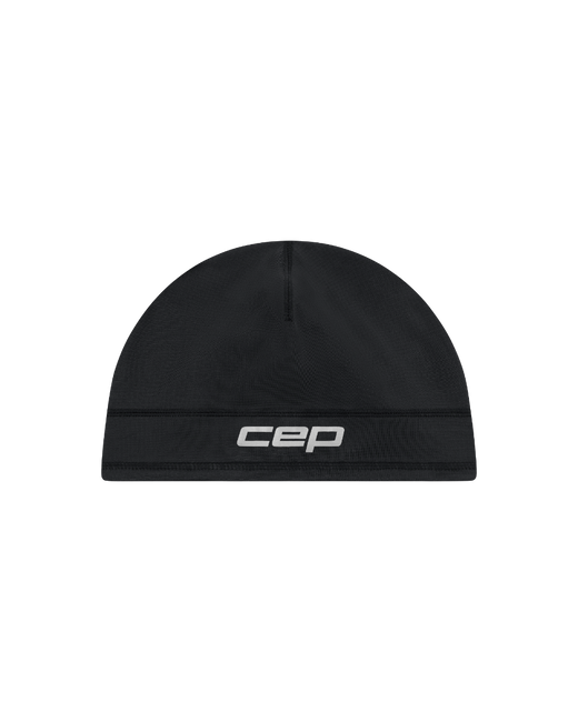 Ciepła zimowa czapka termiczna beanie unisex Core Run CEP czarna