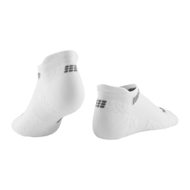 Męskie skarpety kompresyjne sportowe CEP Ultralight No Show stopki białe - nowa kolekcja