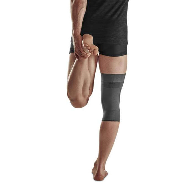 Opaska kompresyjna na staw kolanowy Mid Support Compression CEP unisex szara