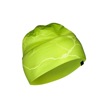 Sportowa czapka odblaskowa do biegania CEP Reflective unisex żółta