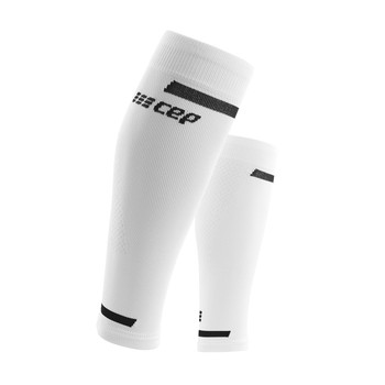Damskie opaski kompresyjne na łydki sportowe CEP The Run 4.0 białe